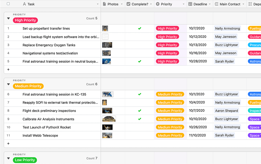 calendar tools - airtable